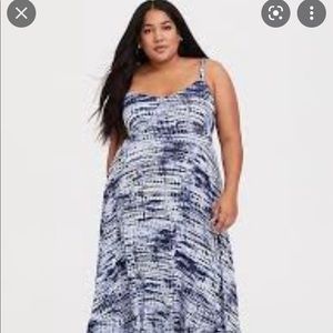 Torrid Tie Dye Maxi Dress Size 3